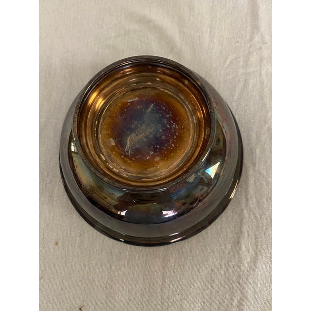 Gorham Vintage Gorham Silverplate Nut Mint Bowl For Sale - Image 4 of 5