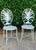 Hollywood Regency Vintage Mid Century Hollywood Regency Style Wheat Sheaf-Back Outdoor Chairs, Attributed to S. Salvatore - A Pair For Sale - Image 3 of 9