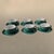 Vintage Coffee Cups in Turquoise Green Porcelain with Gold Detailing from Mitterteich Bavaria, 1950s, Set of 12 For Sale - Image 3 of 11