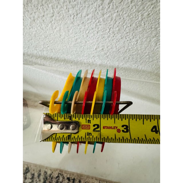 Vintage Victor Goldman Hanging Clothes Drink Coaster Set From Hong Kong For Sale - Image 9 of 9