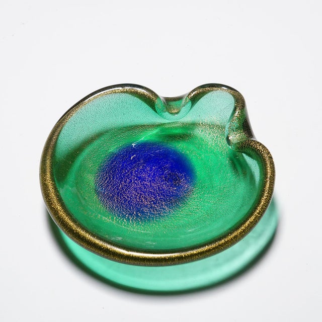 Flavio Poli Vintage Art Bowl Vase by Seguso Murano 1950s For Sale - Image 4 of 7