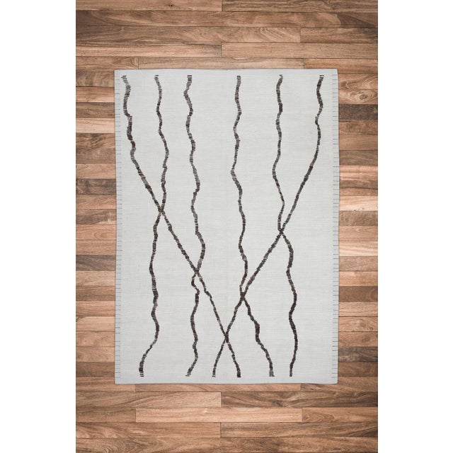 Textile 21st Century Modern Moroccan Wool Style Rug 7'11"x10'8" For Sale - Image 7 of 7