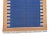 Not Yet Made - Made To Order Handmade Cotton Vegetable Dyed Blue, Cream and Tan Zig Zag Striped Rug-4'x6' For Sale - Image 10 of 11