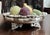Wood Vintage Reed & Barton Silver Plated Sheridan Footed Centerpiece Fruit Bowl/Fruit Bowl-11.25”x3.25” For Sale - Image 7 of 12