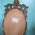 Turner Manufacturing Company 1960s Turner Mfg. Co. Rococo Styled Oval Mirror Fleur De Lis Frame For Sale - Image 4 of 16