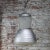Mid-Century Industrial Frosted and Mercury Glass Pendant Lamp by Adolf Meyer for Zeiss Ikon For Sale - Image 6 of 7
