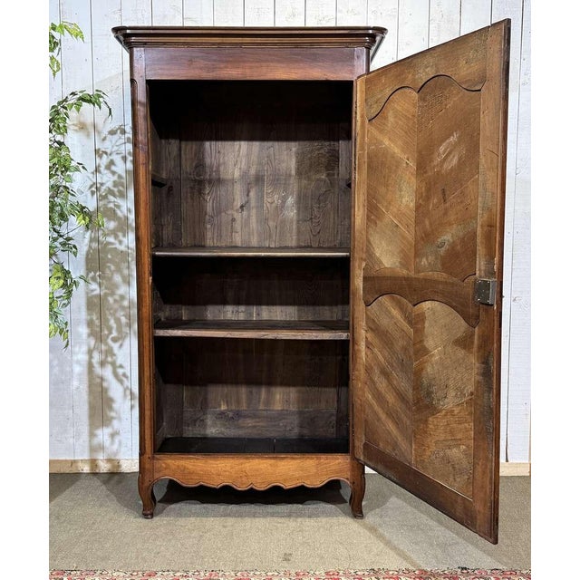 Louis XV Cherrywood Bonnetière, 19th Century For Sale - Image 13 of 14