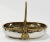 Mid 20th Century Vintage Heavy Hammered Silver Bowl With Brass Rope Handle For Sale - Image 5 of 10
