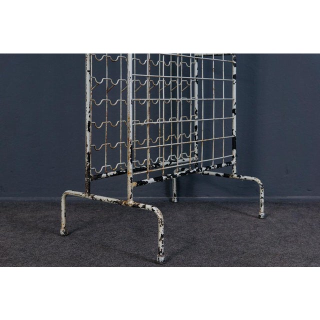 Mid-Century Steel Wine Rack For Sale - Image 11 of 13