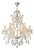 Luxury Maria Theresa Style Crystal Chandelier Chrome Silver European Lighting For Sale