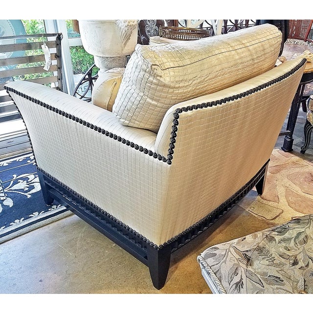 1990s Set of 2 Marge Carson Armchairs For Sale - Image 13 of 14