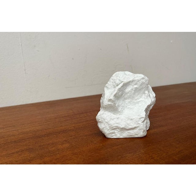 Vintage German White Porcelain Rock Vase from KPM Royal Porzellan, 1970s For Sale - Image 13 of 18