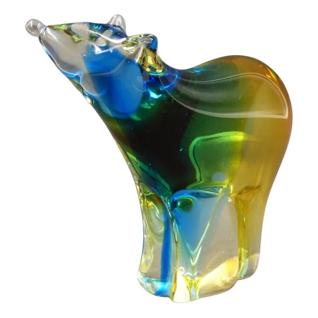 Murano Glass Figure by Livio Seguso. Italy, 1950s For Sale