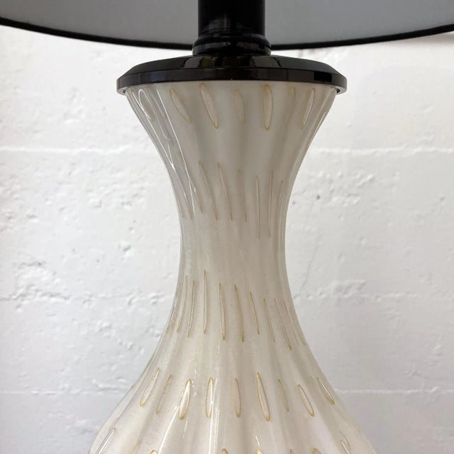 Metal Murano Glass Table Lamps - a Pair, 1960s For Sale - Image 7 of 11