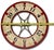 Nice Antique American Hand Painted Wood & Metal Wheel of Fortune Gaming Wheel Circa Early 20th Century For Sale - Image 17 of 18