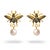 Gemstone Divine Connection Queen Bee Sapphire & Gold Chunky Earrings, A Pair For Sale - Image 7 of 7