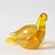 Mid-Century Modern Yellow and Gold Glass Bird Figurine from Murano, 1960s For Sale - Image 3 of 11