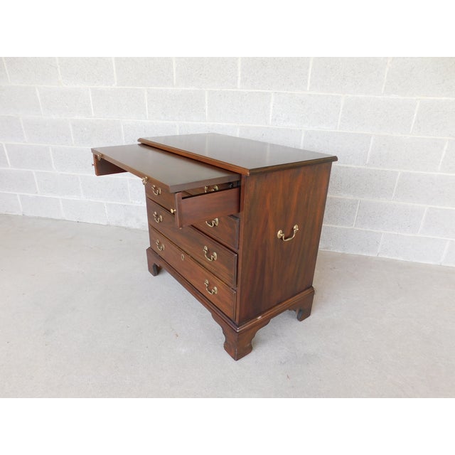 Henkel Harris Mahogany Georgian Style Bachelor Chest 33.5"w For Sale - Image 11 of 13