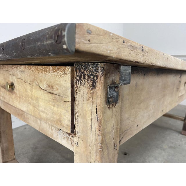 Trade Table with Drawers, 1880s For Sale - Image 13 of 16