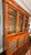 Austrian Biedermeier Figured Maple & Brass-Grille Bookcase, Circa 1840 For Sale - Image 9 of 10