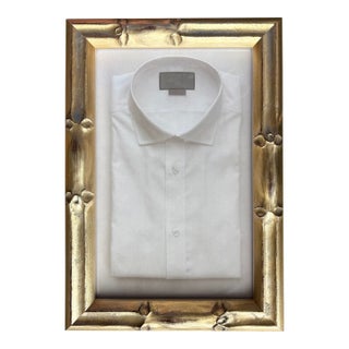 Contemporary Jefferson Hayman Crisp White Shirt Repro Print in Custom Frame For Sale