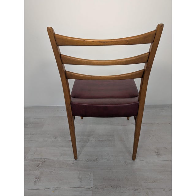 Brown Danish Teak Chair, 1960s For Sale - Image 8 of 11