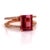 Natural Tourmaline Diamond Ring 14k Rose Gold 2.2 TCW Certified For Sale - Image 14 of 16
