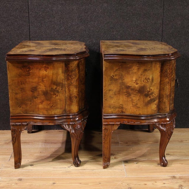 1950s Vintage Italian Nightstands, 1950, Set of 2 For Sale - Image 5 of 12
