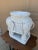 A Palm Beach Icon | White Wicker Elephant Drinks Table, 1970s For Sale - Image 11 of 12