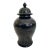 Large Navy Blue Ceramic Ginger Jar For Sale