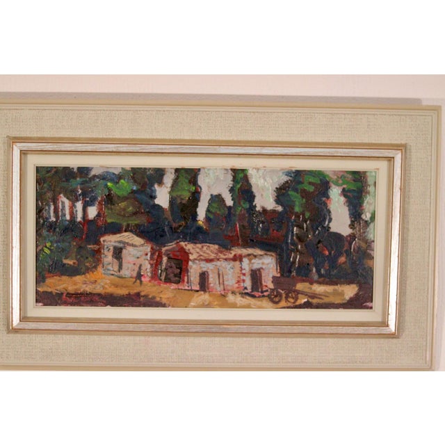 Bertil Wahlberg, Nestled Houses, 1960s, Oil on Canvas, Framed For Sale - Image 13 of 18