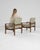 1970s Danish Wooden Armchairs - A Pair For Sale - Image 4 of 6