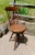 1890s Antique Quarter Sawn Oak High Back Organ Stool With Claw Feet For Sale In Cleveland - Image 6 of 17