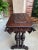 Antique French Console Side Table Renaissance Petite Gothic Carved Oak C1880 For Sale - Image 9 of 12