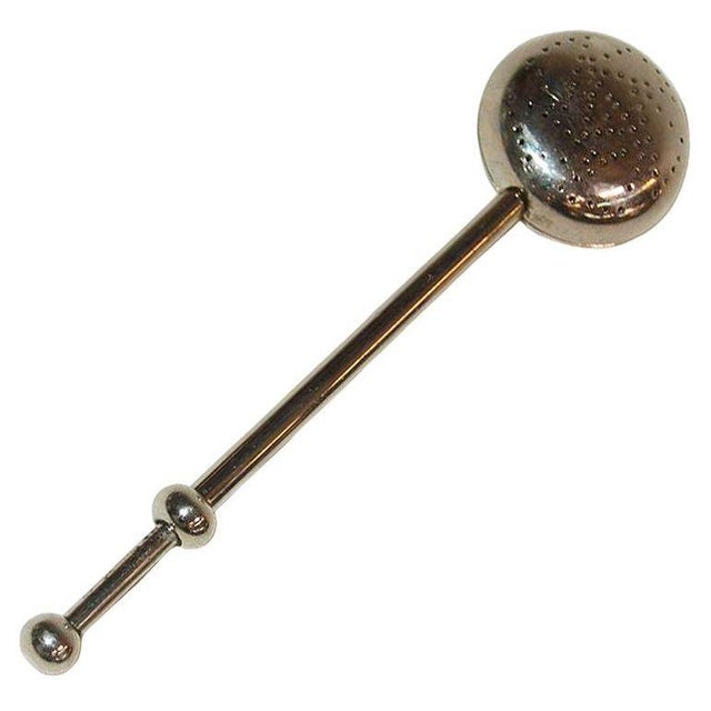 Stainless Steel Tea Infuser Stirrer Tea Steepers Secure Pull Locking. Measures 7" Long