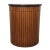 Vintage Mid-Century Modern Slatted Wood Hamper, Slatted Laundry Basket For Sale