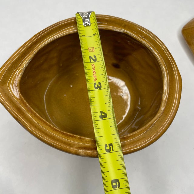 Ceramic Squirrel on Acorn Candy Dish With Lid- 2 Pieces For Sale - Image 11 of 12