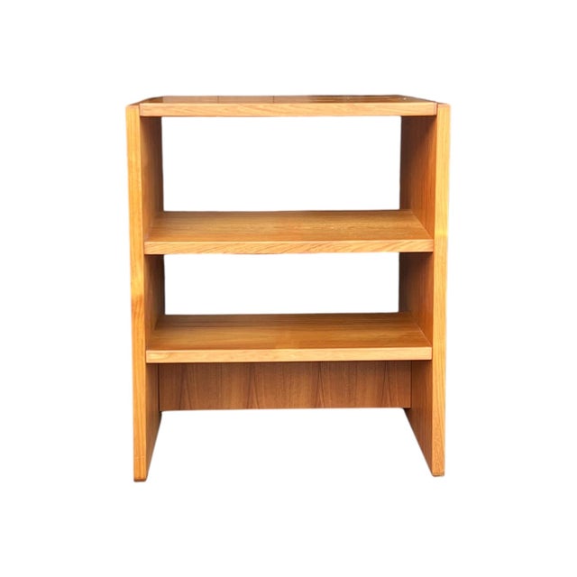 Mid-Century Modern 1970s Modern Danish Teak Side Table With Open Shelving For Sale - Image 3 of 10