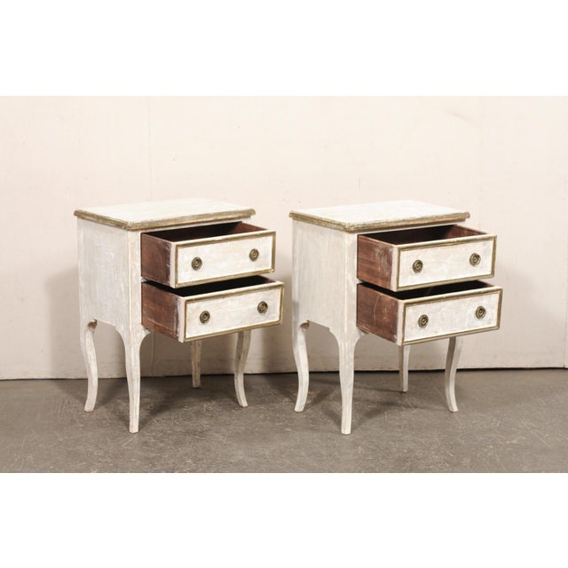 Italian Italian Mid 20th C. Pair Raised Side Chests For Sale - Image 3 of 11