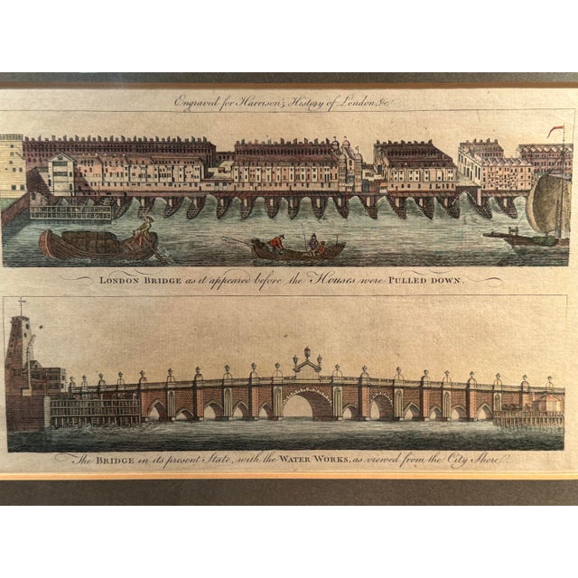 This listing is for a phenomenal 18th century print. This hand colored engraving is from Walter Harrison's "History of...