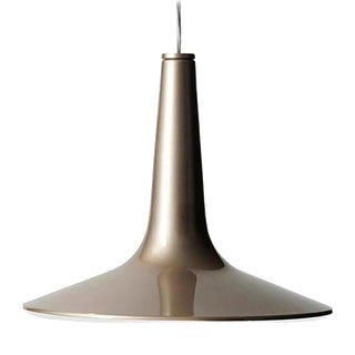 Anodic Bronze Kin 479 Suspension Lamp by Francesco Rota for Oluce For Sale