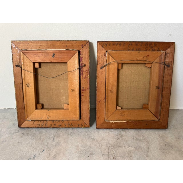 1973 Anne W. Still Life Fruit Bowl Oil on Canvas Paintings – A Pair For Sale - Image 9 of 9