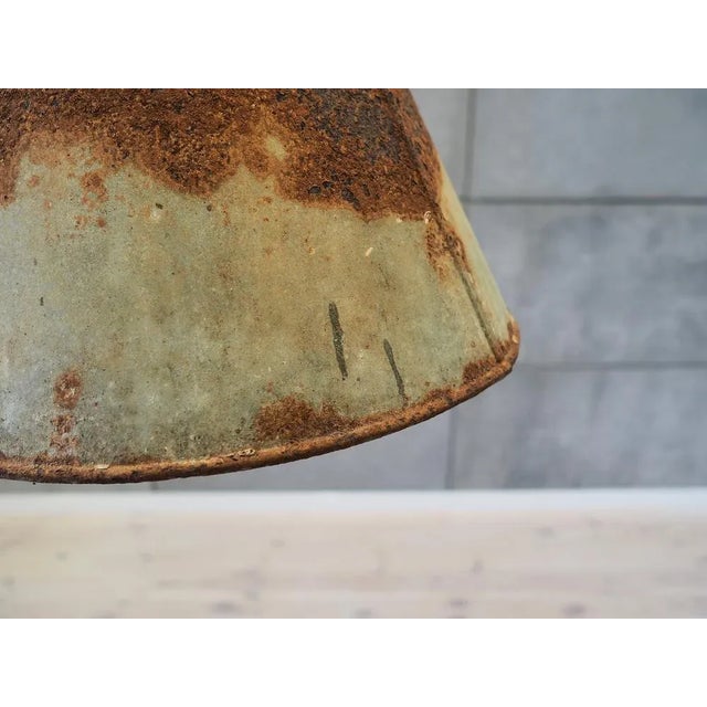 1950s Industrial Metal Lamp, 1950s For Sale - Image 5 of 7