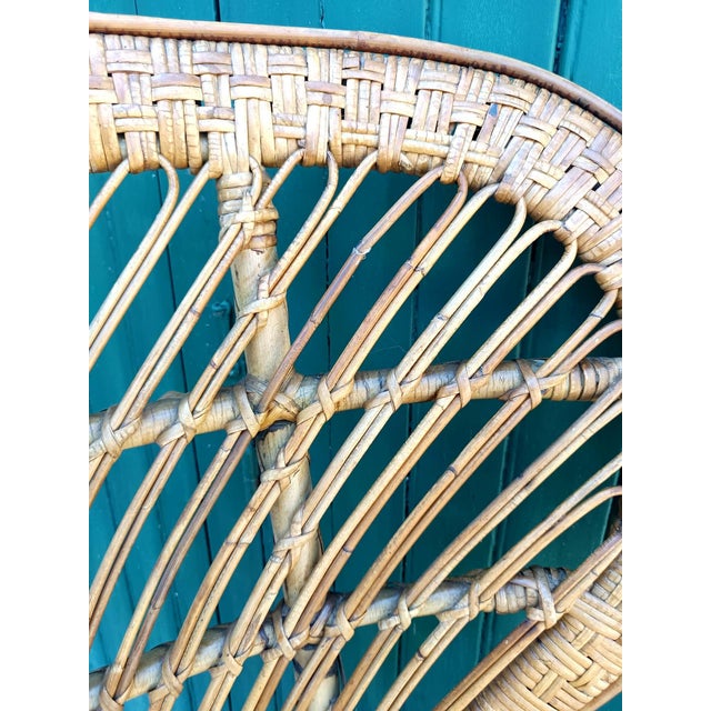 1960s Emmanuelle Armchair in Rattan by Gio Ponti, Italy, 1960 For Sale - Image 5 of 13