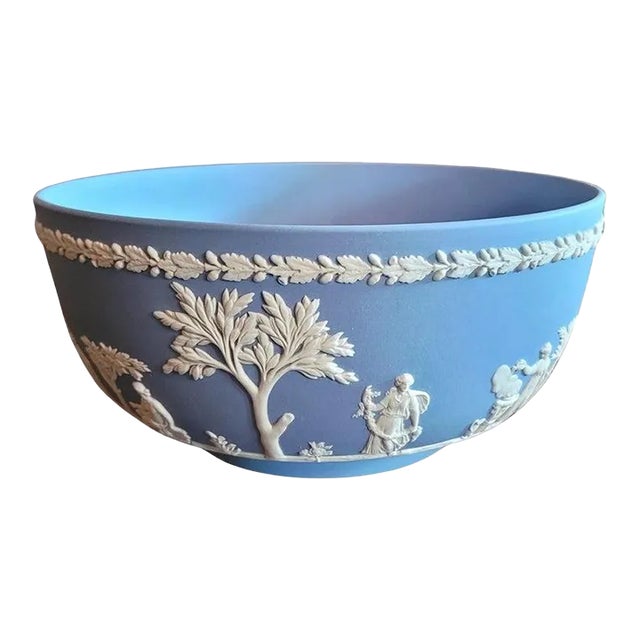 Wedgwood Jasperware Pale Blue Centerpiece For Sale