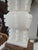 1980s 1980s Marbro Hand Carved Solid Alabaster White Lamp with Base For Sale - Image 5 of 8