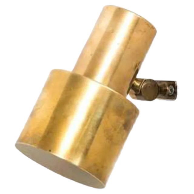 Brass Wall Light, 1950s For Sale