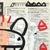 Abstract Grin and Zap It - Abstract Figurative Whimsical Painting on Newspaper by Gary John For Sale - Image 3 of 6