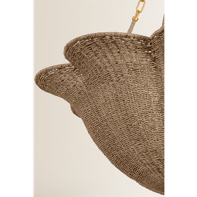 Hudson Valley Lighting Ardonia 38 in. 6 Light Chandelier in Vintage Gold Leaf Finish For Sale In New York - Image 6 of 9