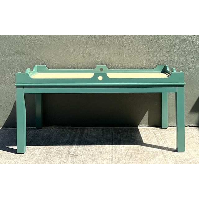 This stunning coffee table by the high-end designer brand Oomph is a masterclass in Coastal Modern luxury. Finished in a...